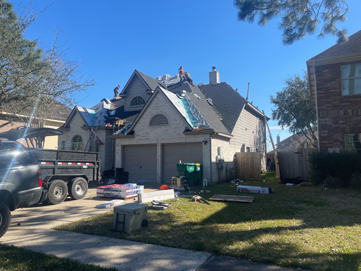 Roof Replacement using GAF Timberline HDZ Shingles by Elite Roofing LLC