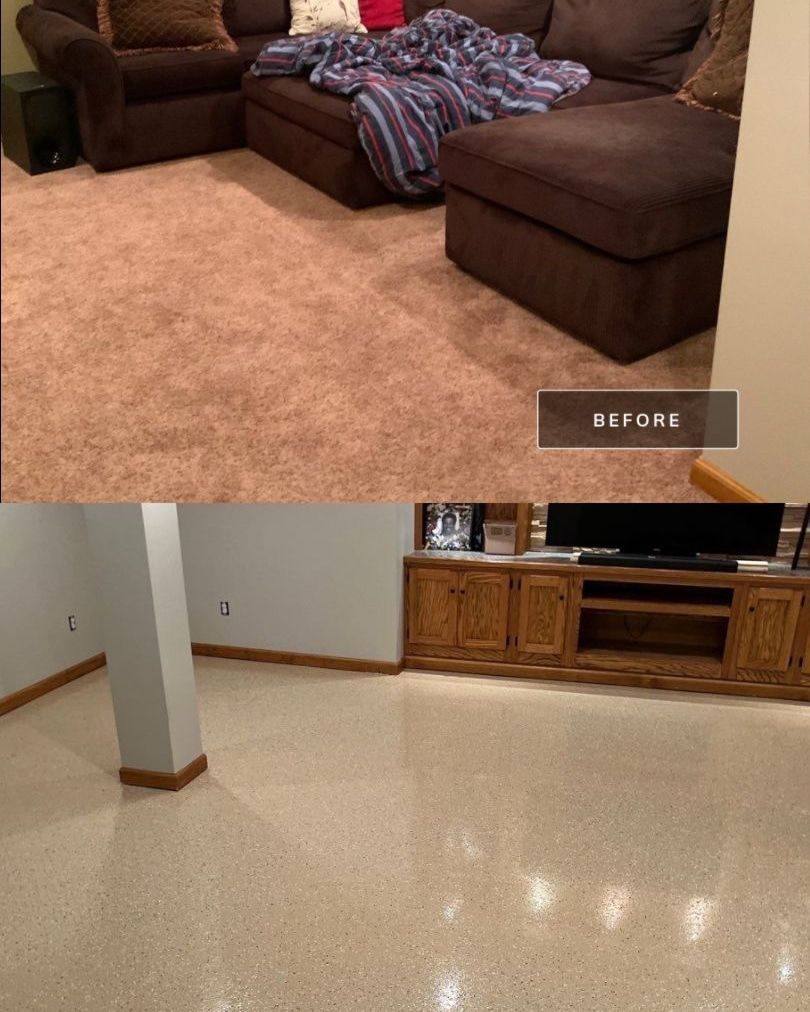 Epoxy Floors For Home and Business In the Lehigh Valley and New Jersey by Ryan Amato Painting LLC and Lehigh Valley Epoxy