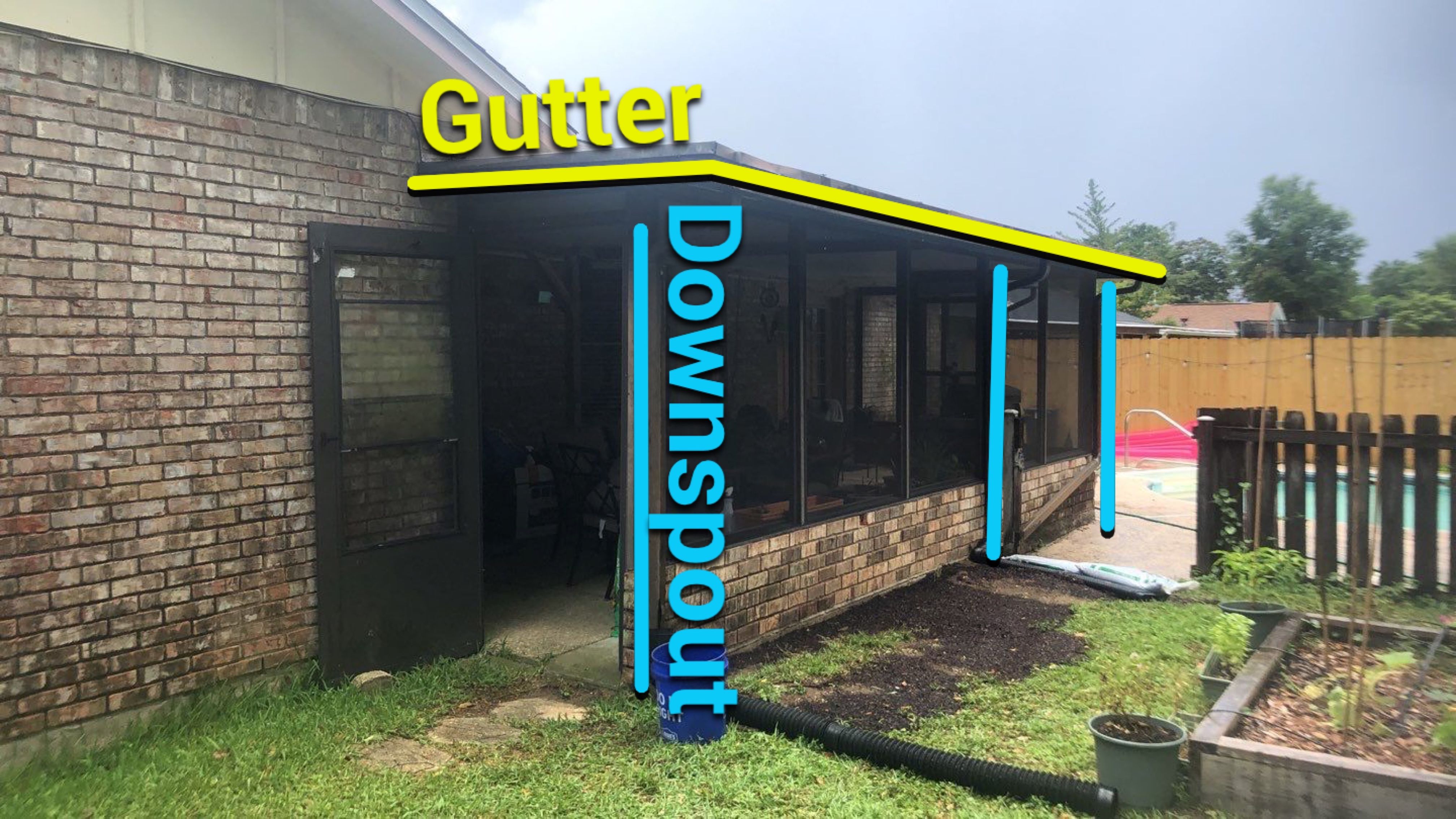 Gutter Installation using K-Style Seamless Gutters by Gutter Professors
