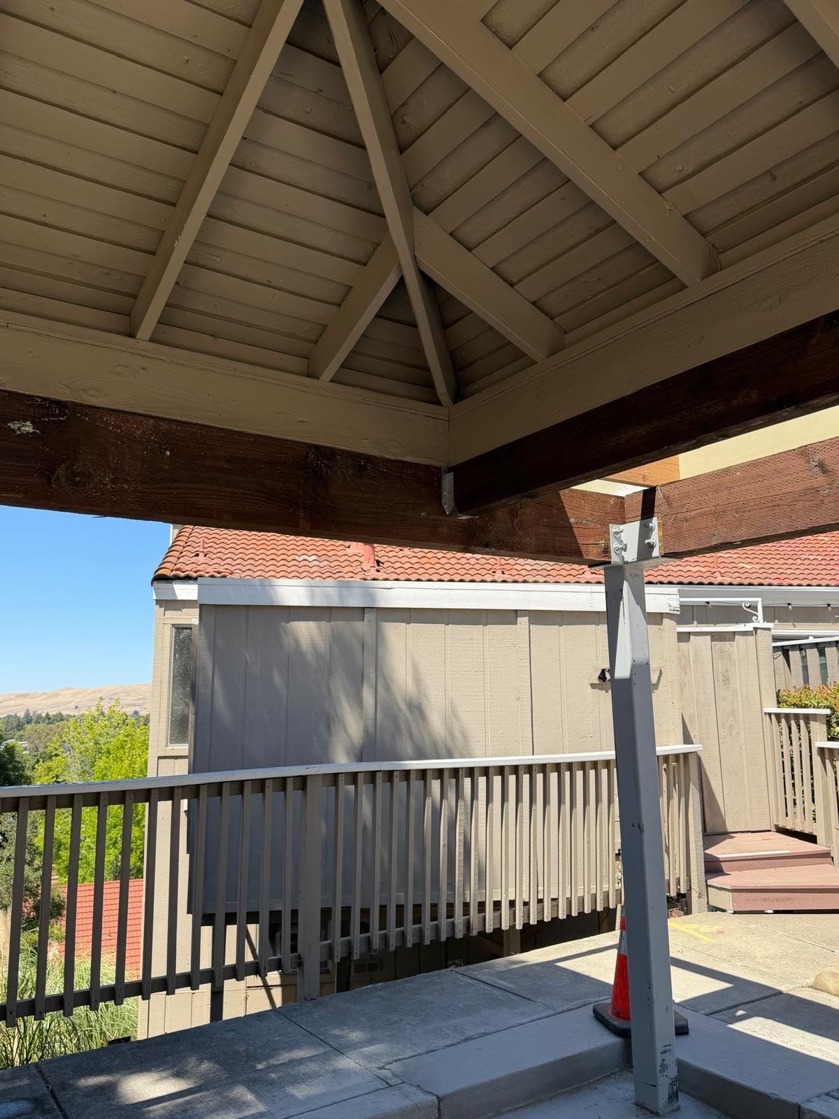 Commercial Carport Reconstruction by Anza Builders, Inc. 