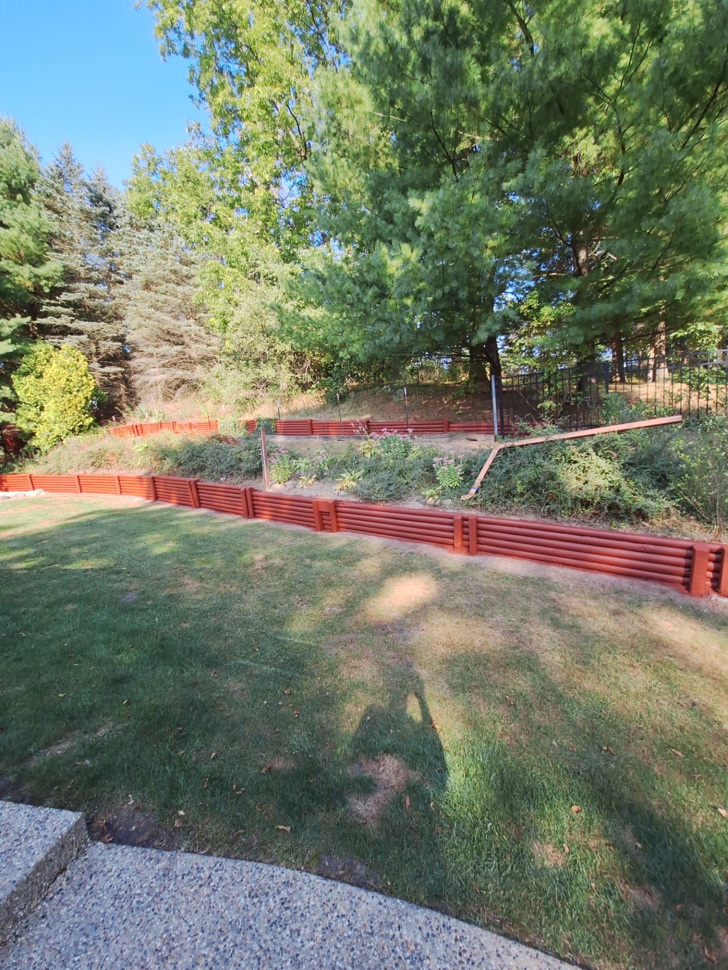 Color update with exterior staining and painting by Gordon Painting