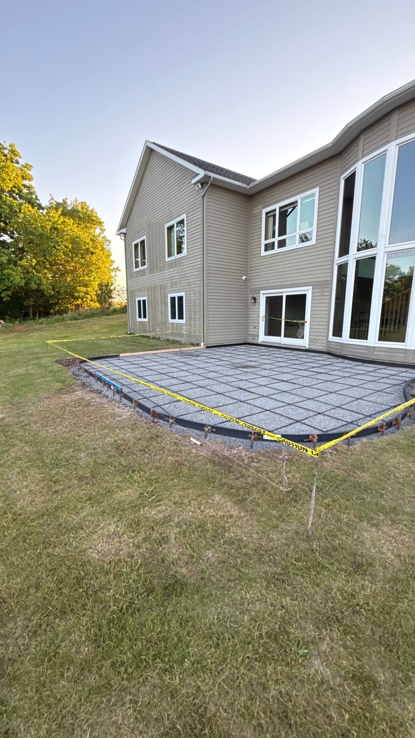 Oxford Slate Stamp Patio by NG Masonry & Construction LLC