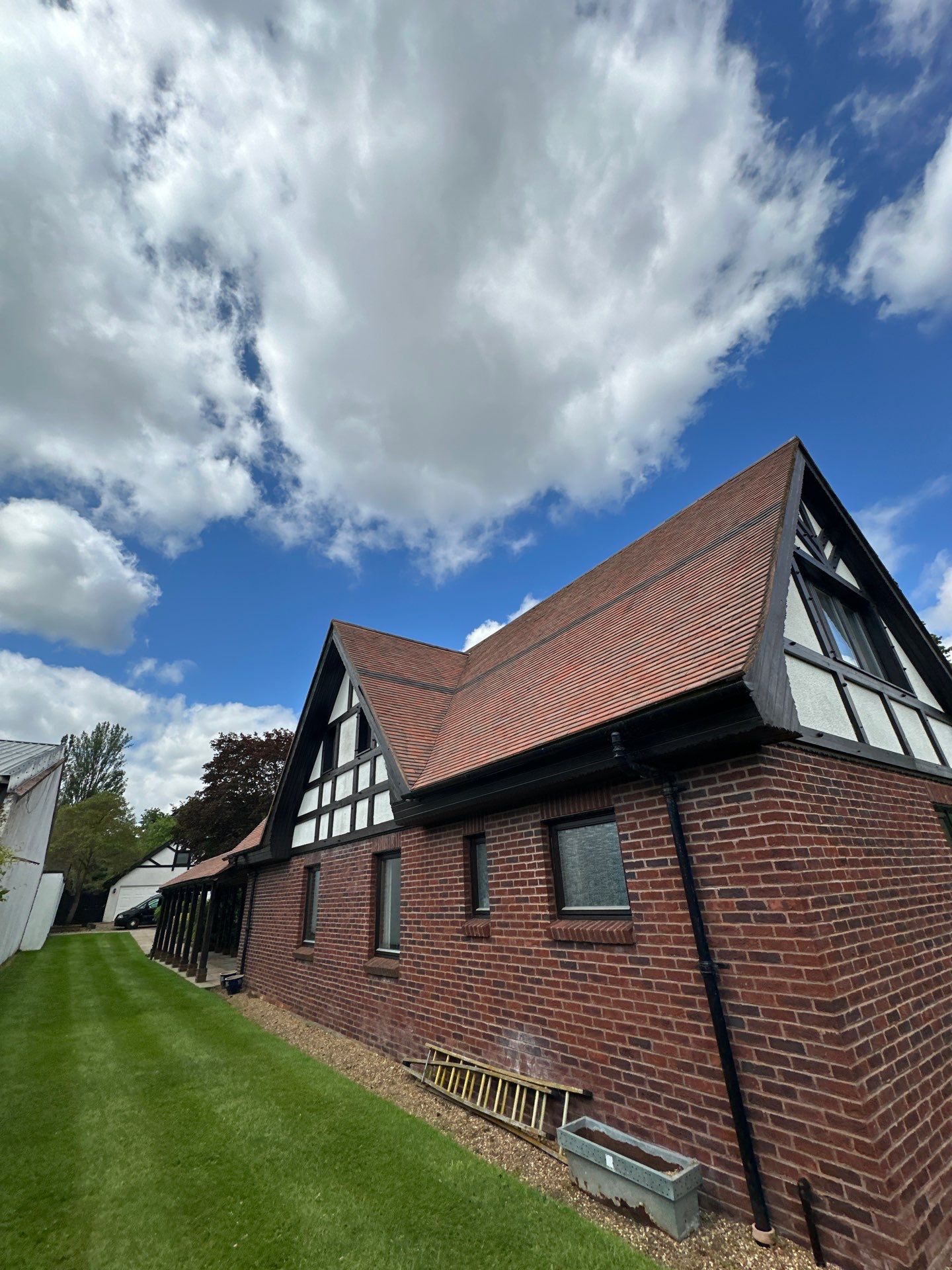 Roof Clean  - Moss Removal - Gutter Clean using Honda 15lpm Low Pressure Washing Machine by Ges Exterior Cleaning ltd
