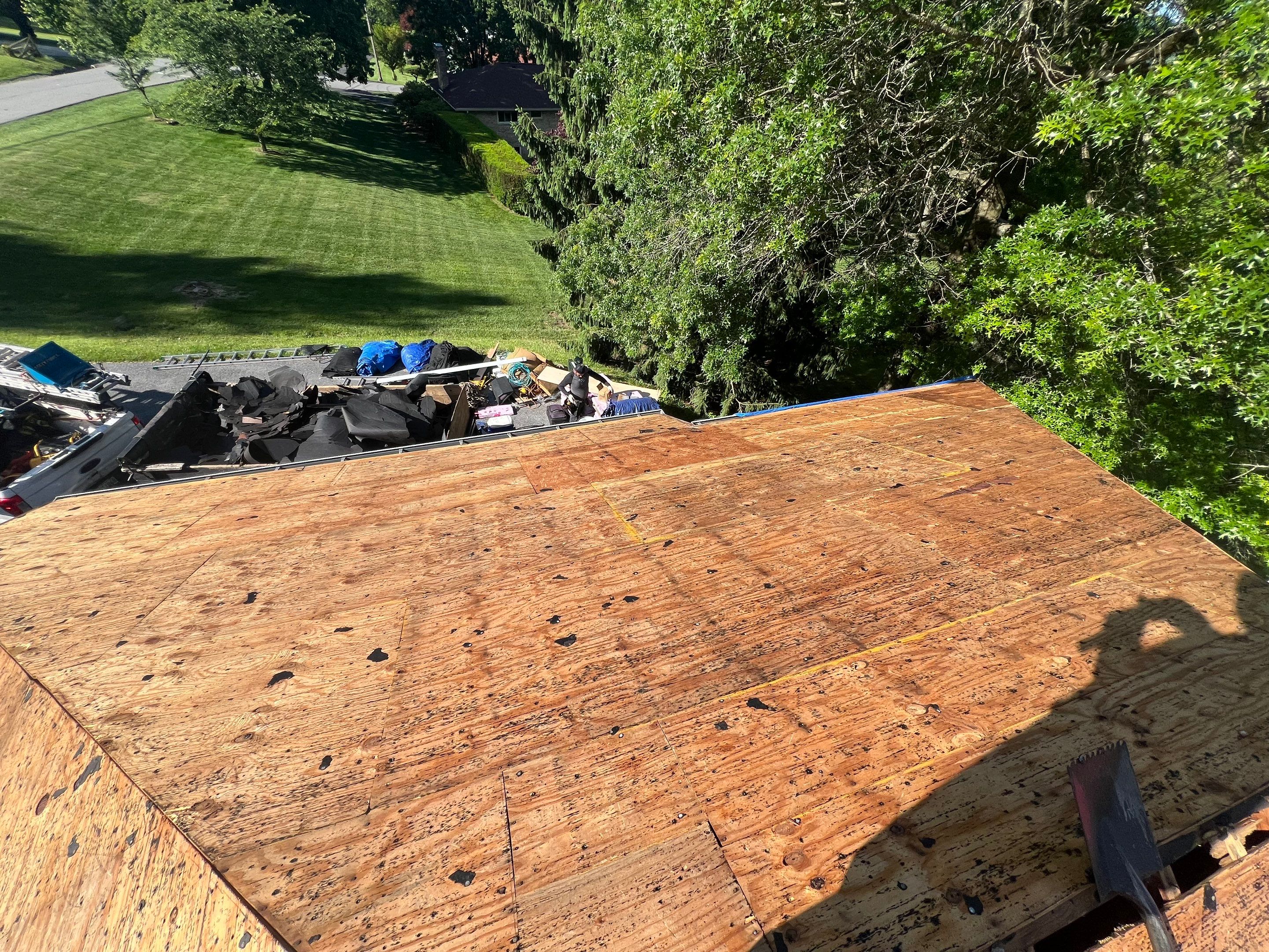 Residential Roof Replacement and Sheathing Repair in Frederick by Frederick Roof Repair