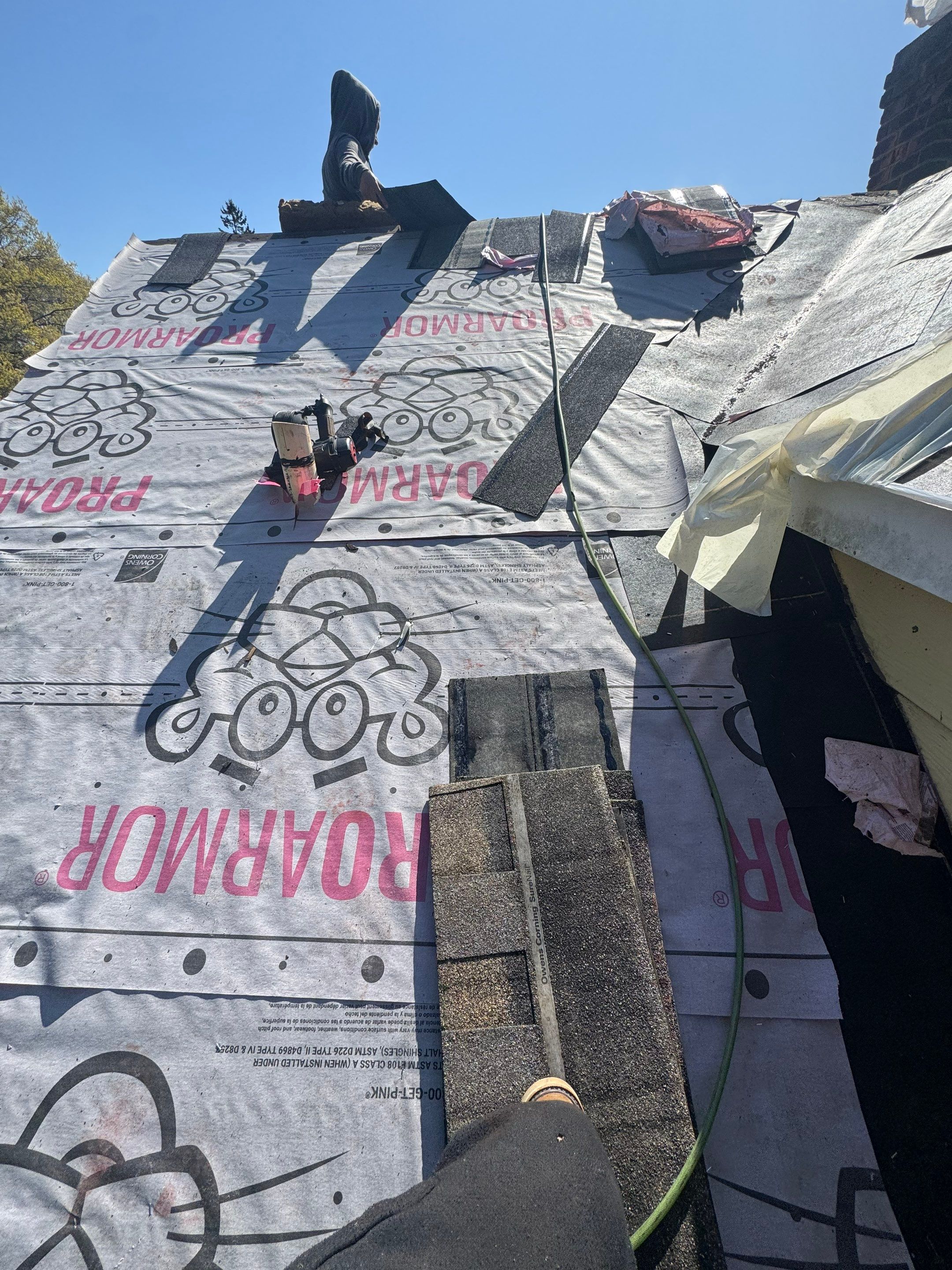 Roof Replacement using Owens Corning Duration Flex by 180 Contractors