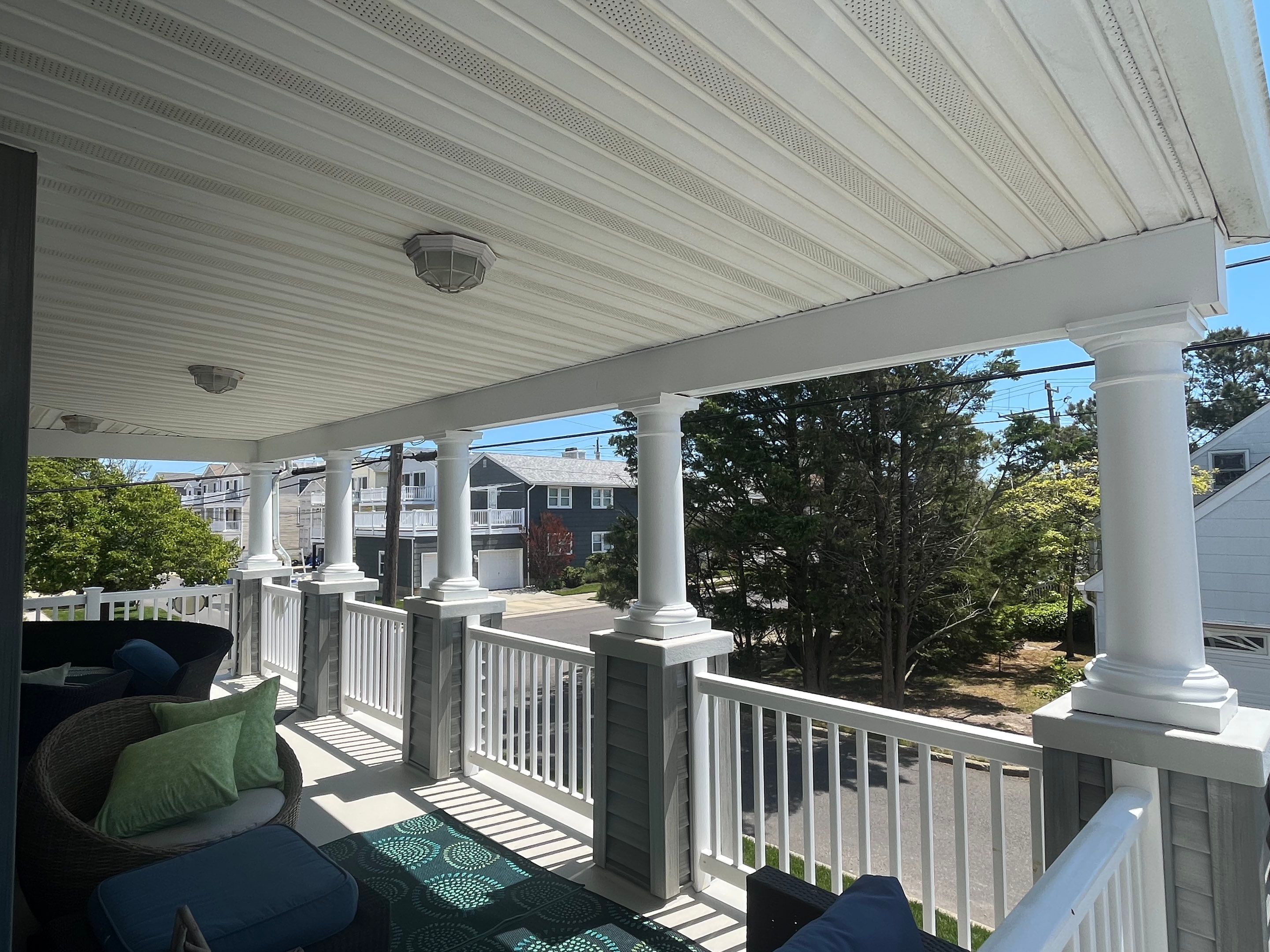 Exterior painting - Columns & Beams Ocean City, NJ by FreshCoat Works LLC