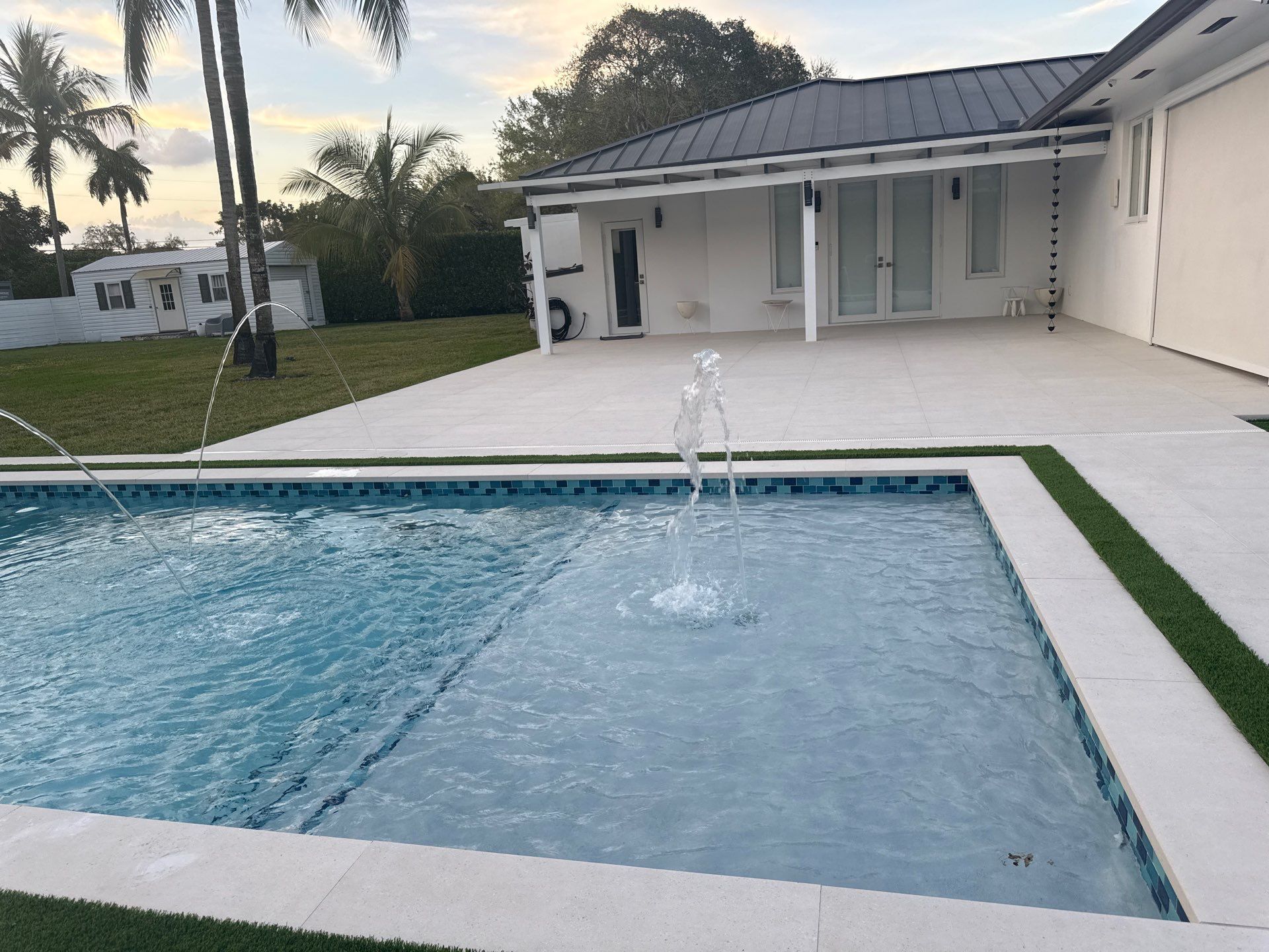 Project in South Miami by ROSMEL POOLS INC