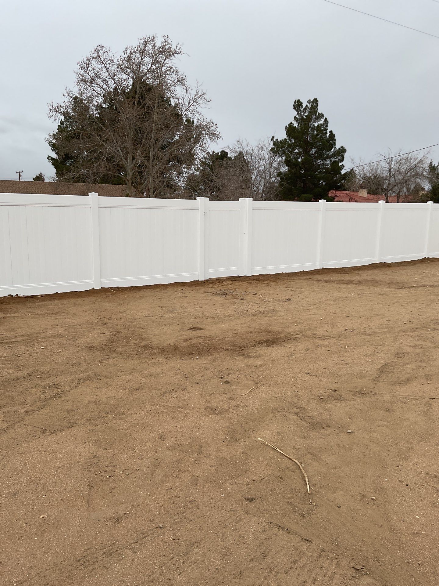 Fence Installation using Vinyl by Fence Guys Inc. 