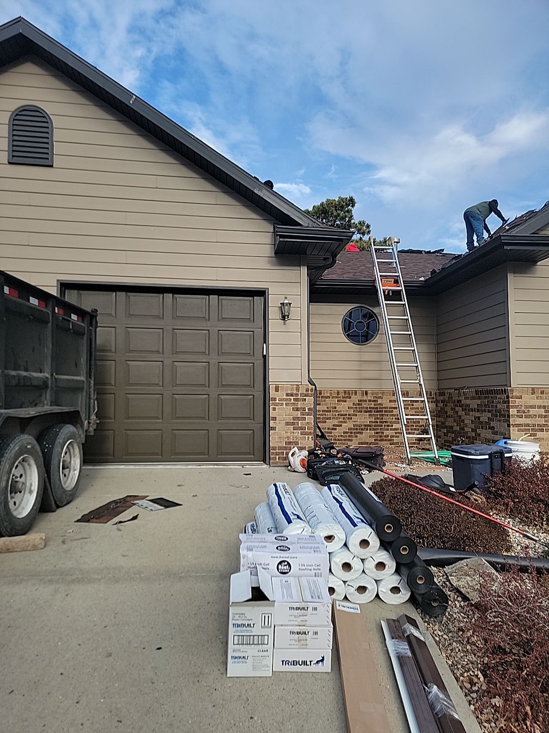 Residential Roofing Installation using Malarkey Shingles by Weather-Tite Exteriors LLC