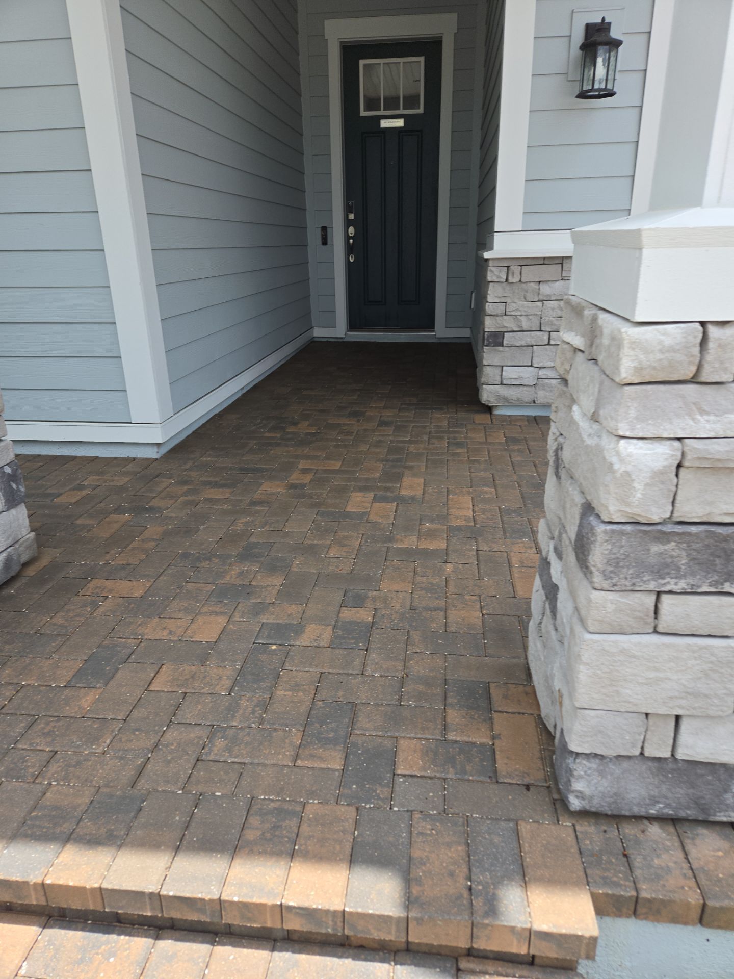 Paver Driveway using Concrete Sealant by DuraSeal