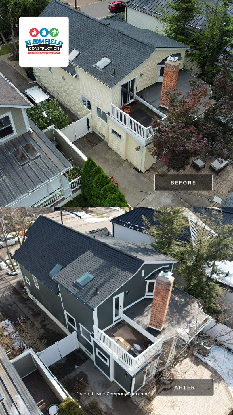 Siding Replacement - Private Residence  by Bloomfield Construction & Restoration