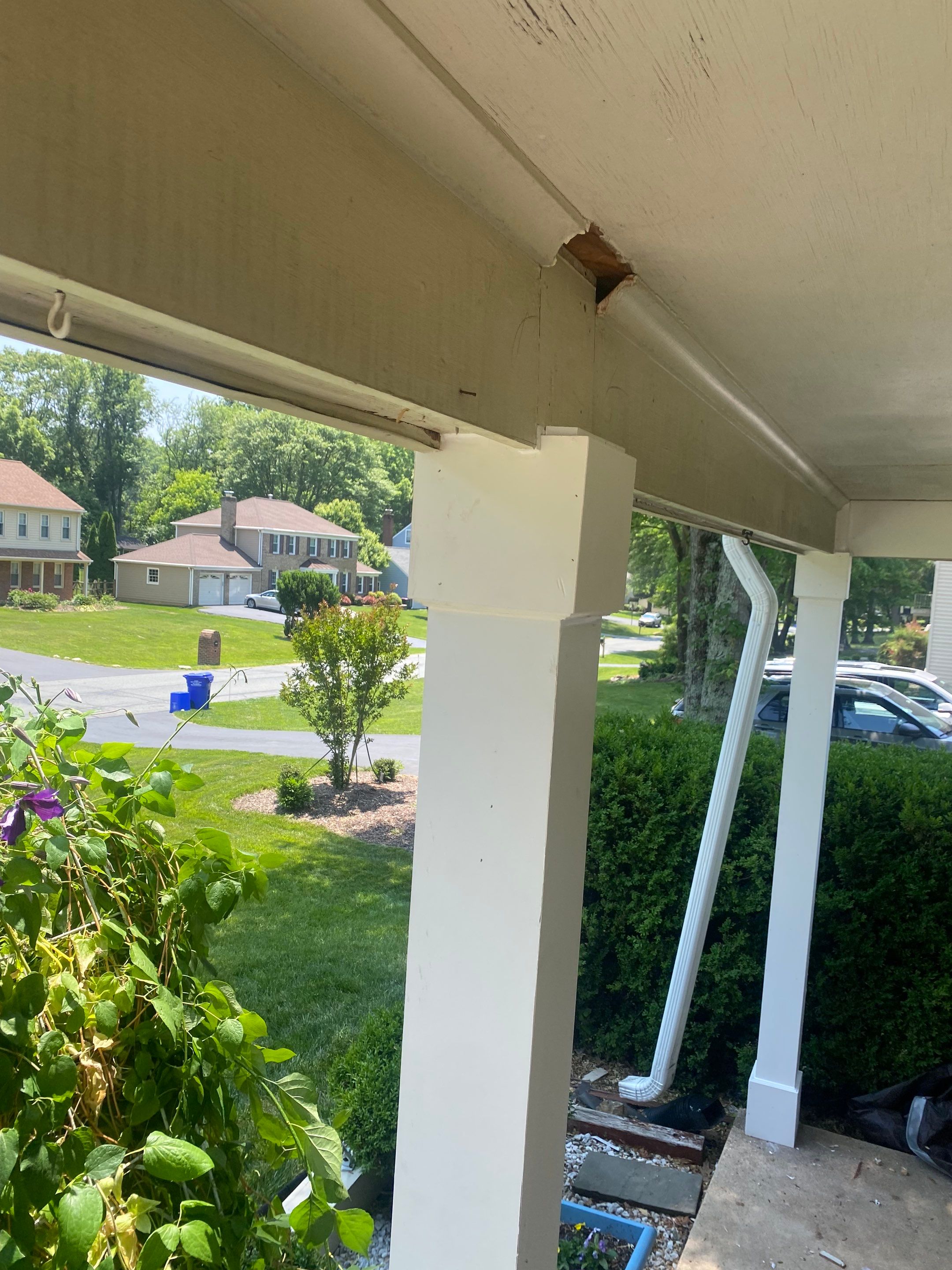 New Bilco doors to basement & new front porch posts by The Smet Companies, LLC