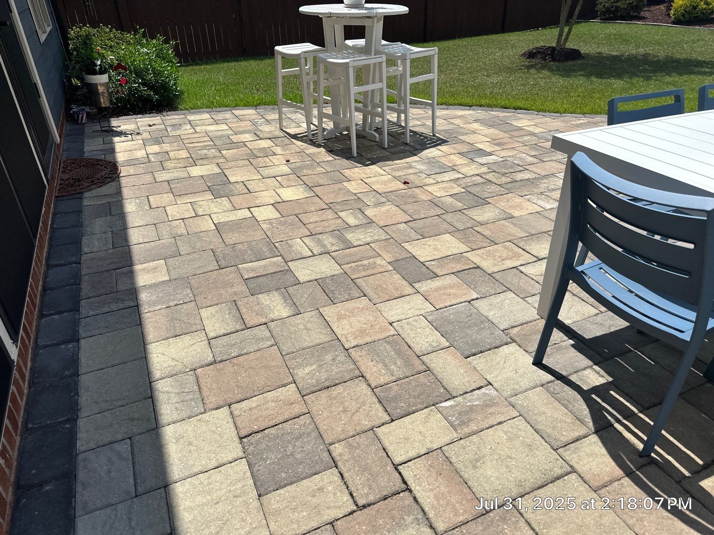 Pavers using Concrete Sealant by DuraSeal