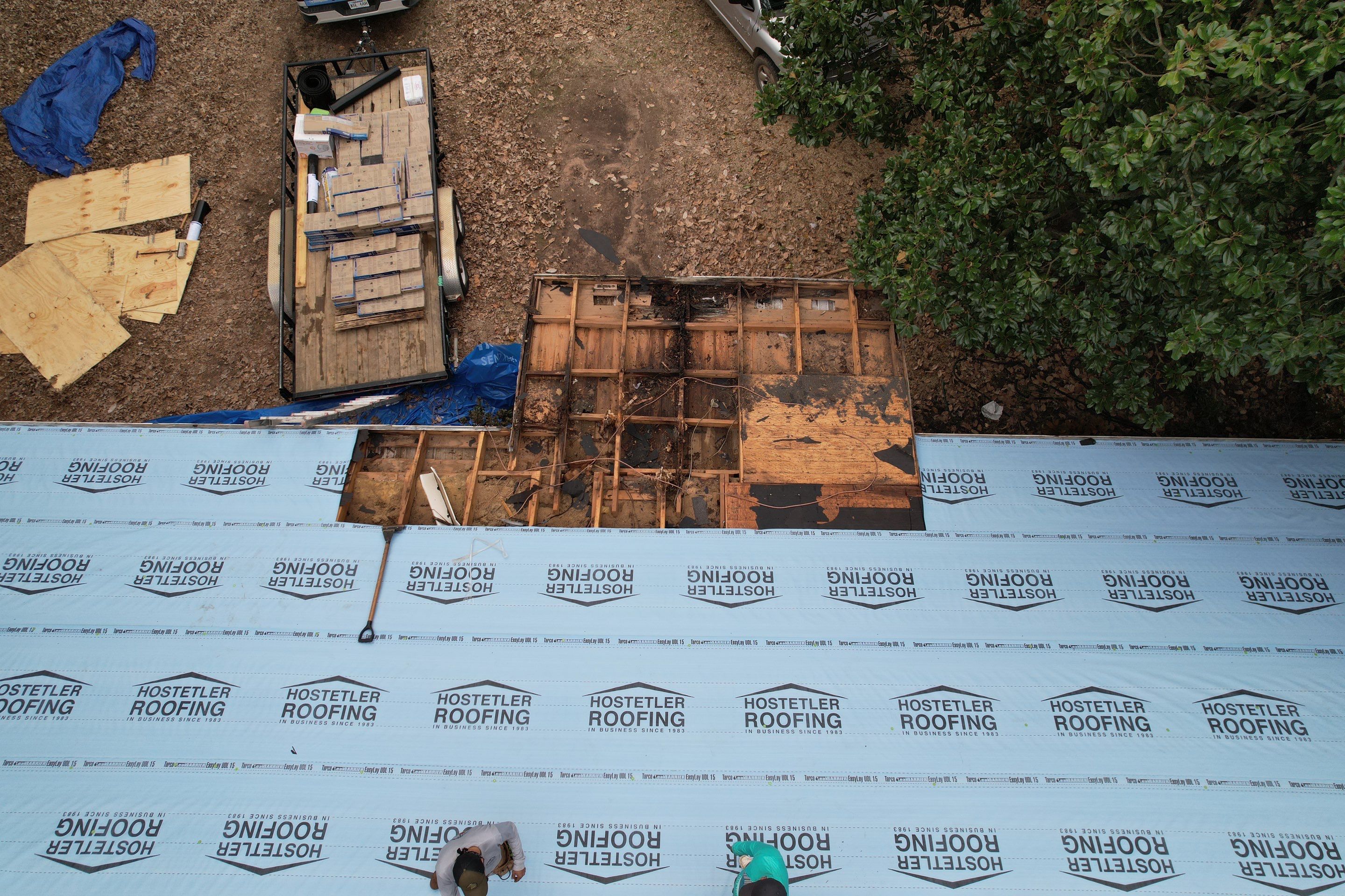 Residential Shingle Reroof using Malarkey Highlander NEX by Hostetler Roofing