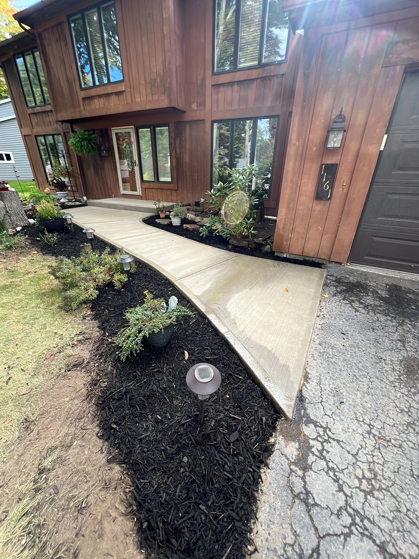 Broom Finish Walkway  by NG Masonry & Construction LLC