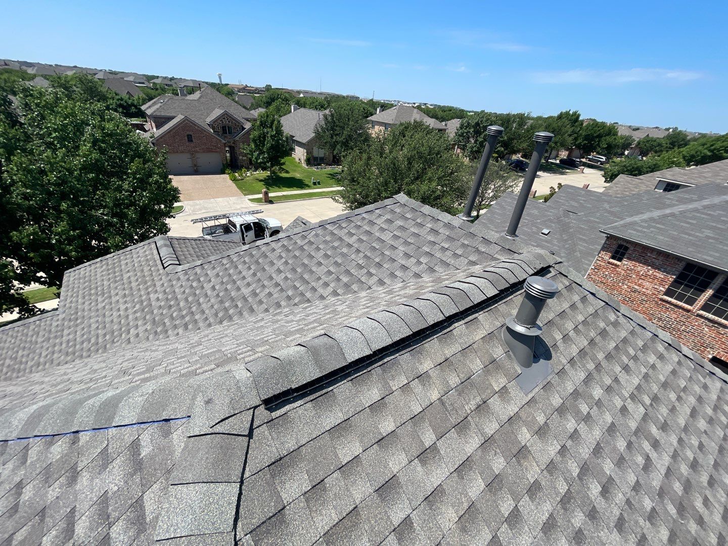 Major Hail Storm Full Roof and Gutter Replacement by First United Roofing & Construction
