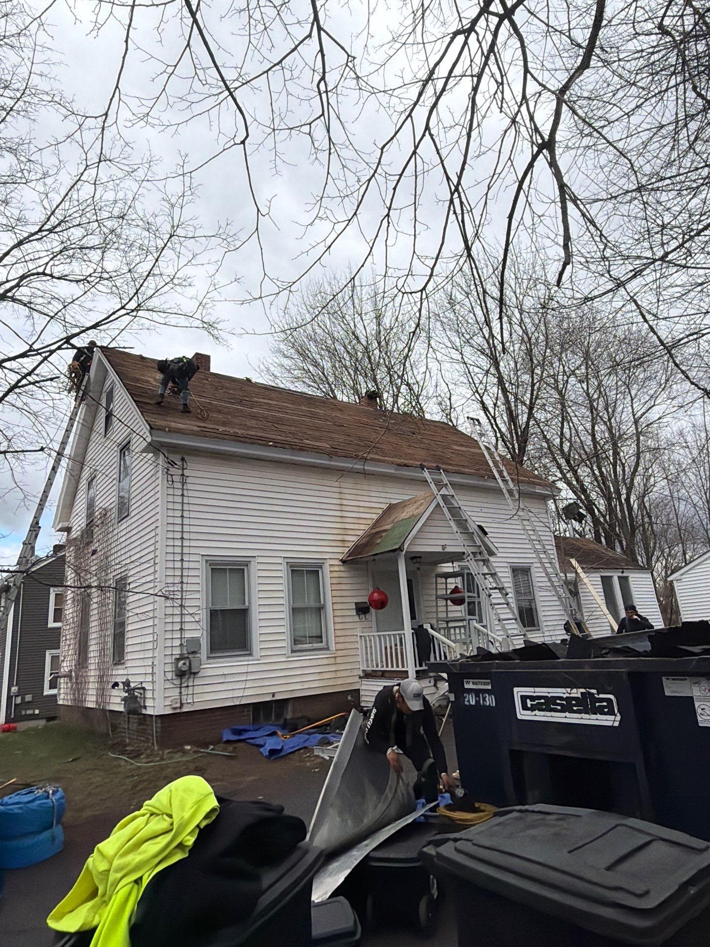 Asphalt Shingle Roof Replacement for Two-Story Waterville Home by Tall pine roofing