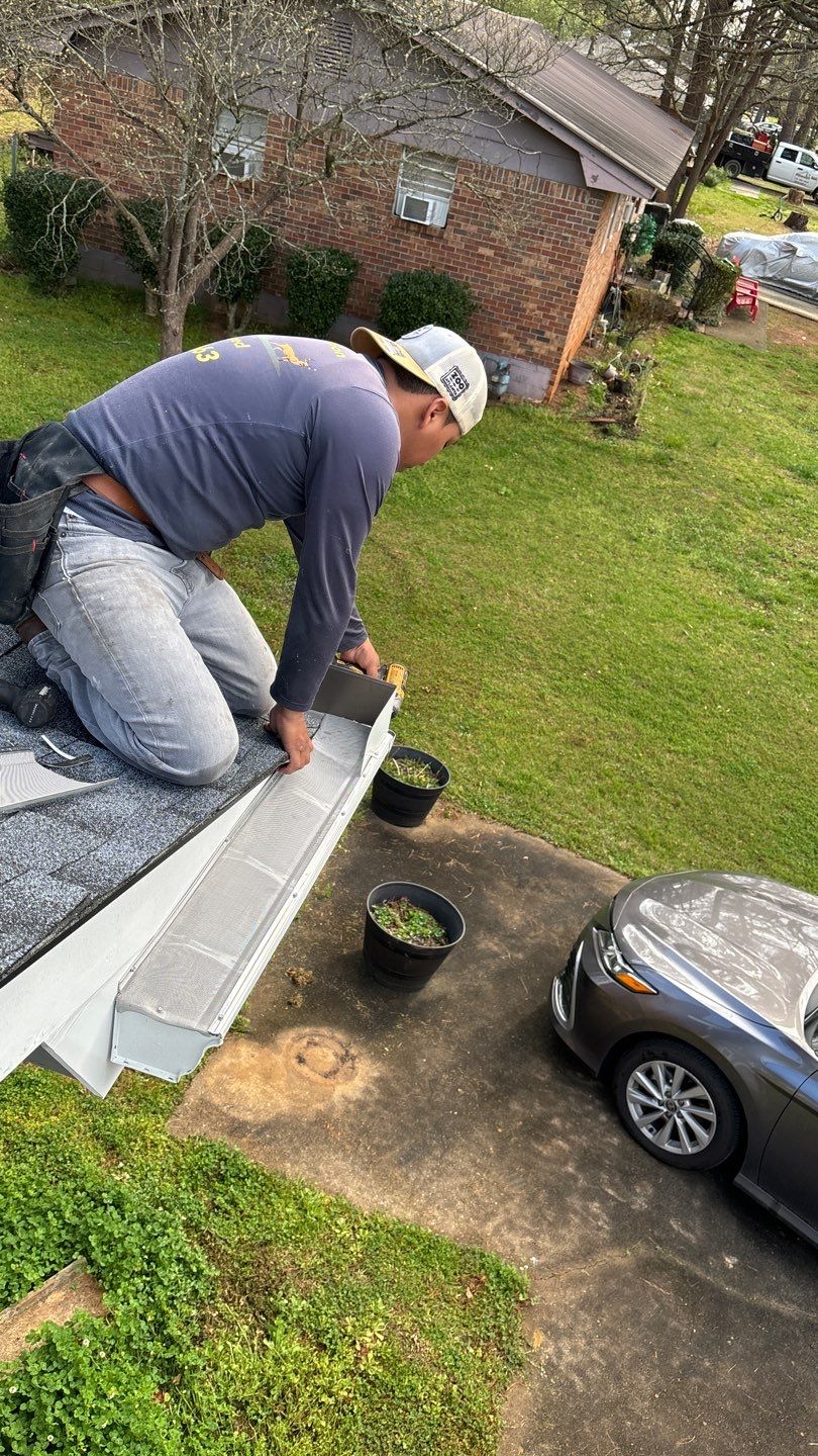Roof replacement and Gutters Guards Installation  by Deerfield Roofing LLC