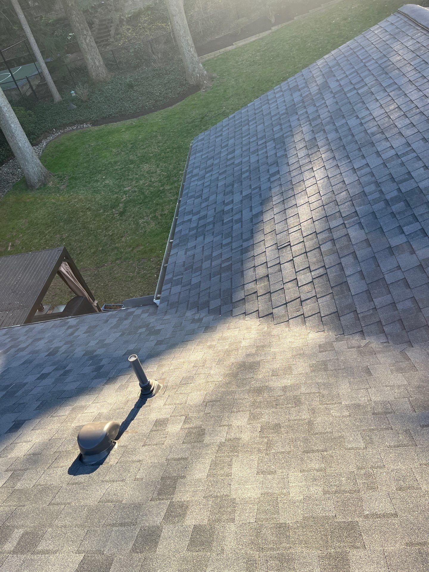 Arlington CertainTeed Landmark Pro Roof in Max Def Moire Black by RM Banning, Inc.