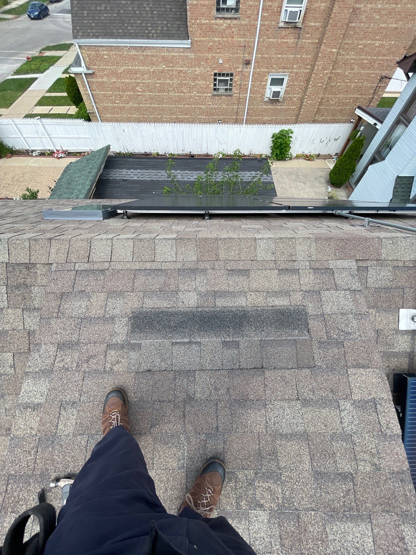 Roof replacement and interior repair by wind damage by Just Brilliant Restoration JBR