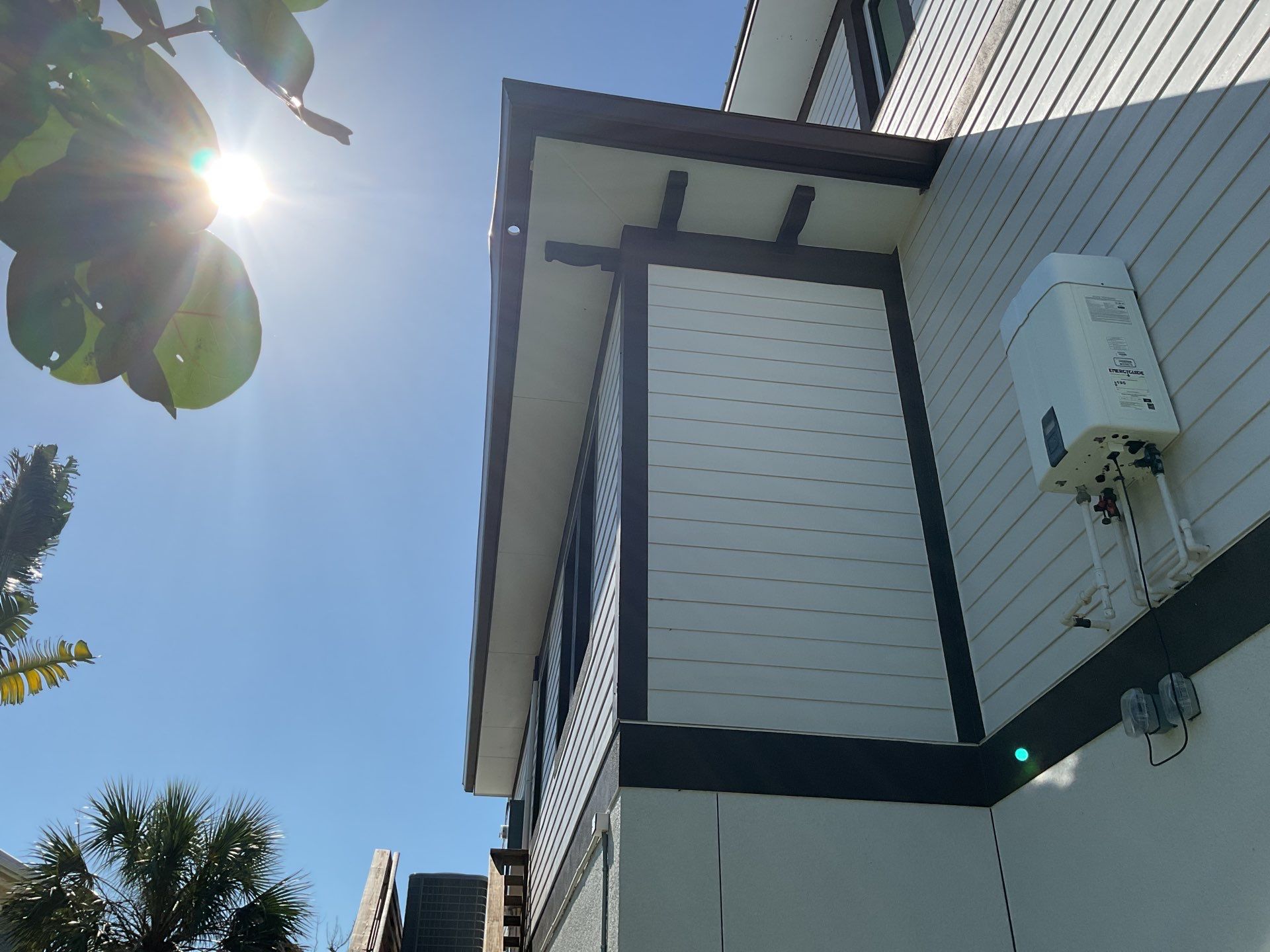 Brown Gutter Installation in Sanibel FL by Gutter Professors