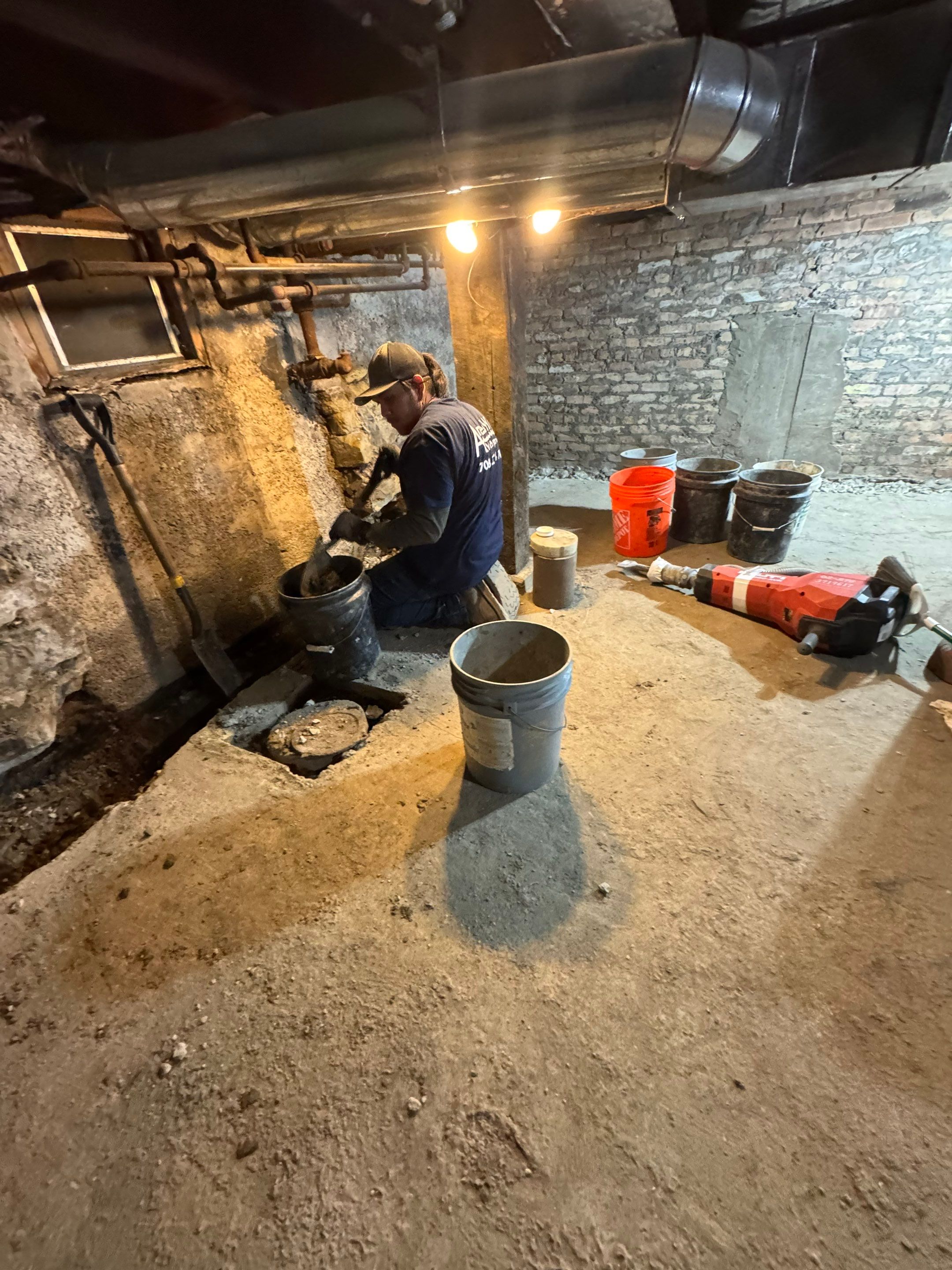 Chicago Drain Tile System by Area Wide Waterproofing