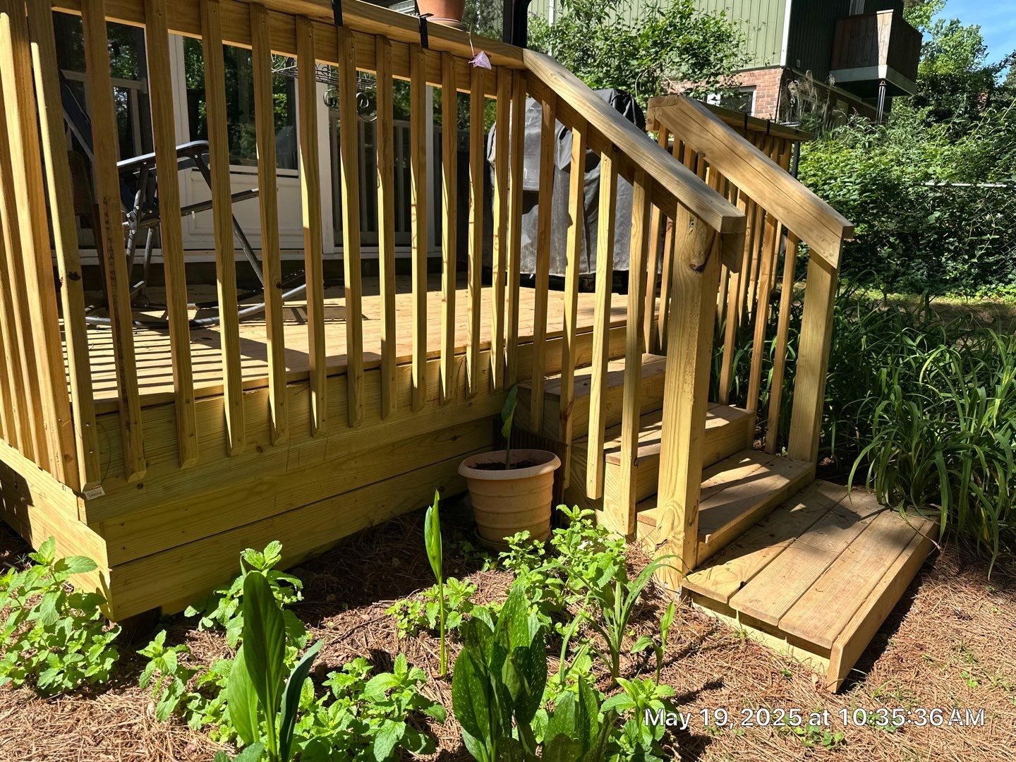 Wood Deck and Trim using Wood Sealant by DuraSeal
