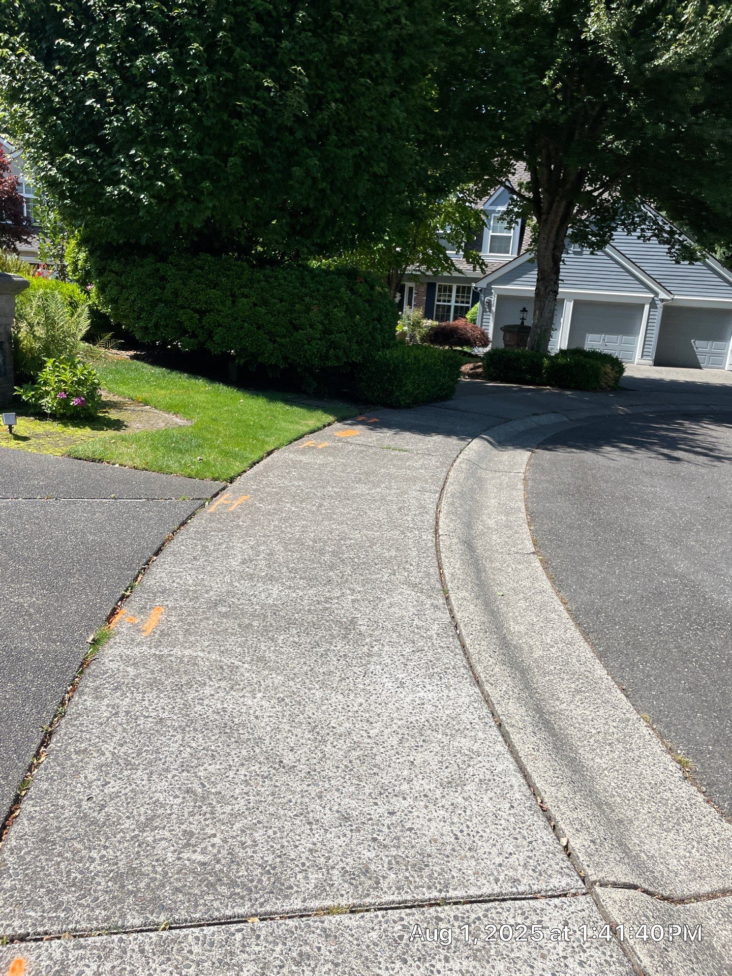 Multi-color Stamped & Sealed Concrete Driveway Renovation | Mukilteo by Jireh Asphalt & Concrete Inc