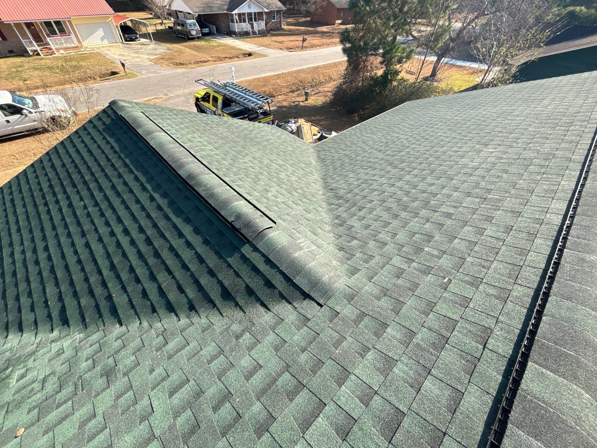 GAF HDZ - Hunter Green by Linta Roofing Inc