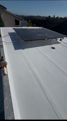 La Jolla Silicone Roof Restoration | Uniflex 20-Year Roof Coating System