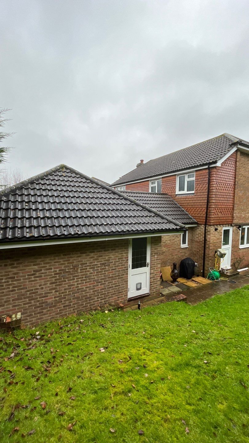 Roof and Patio Cleaning using Honda 15lpm Low Pressure Washing Machine by Ges Exterior Cleaning ltd