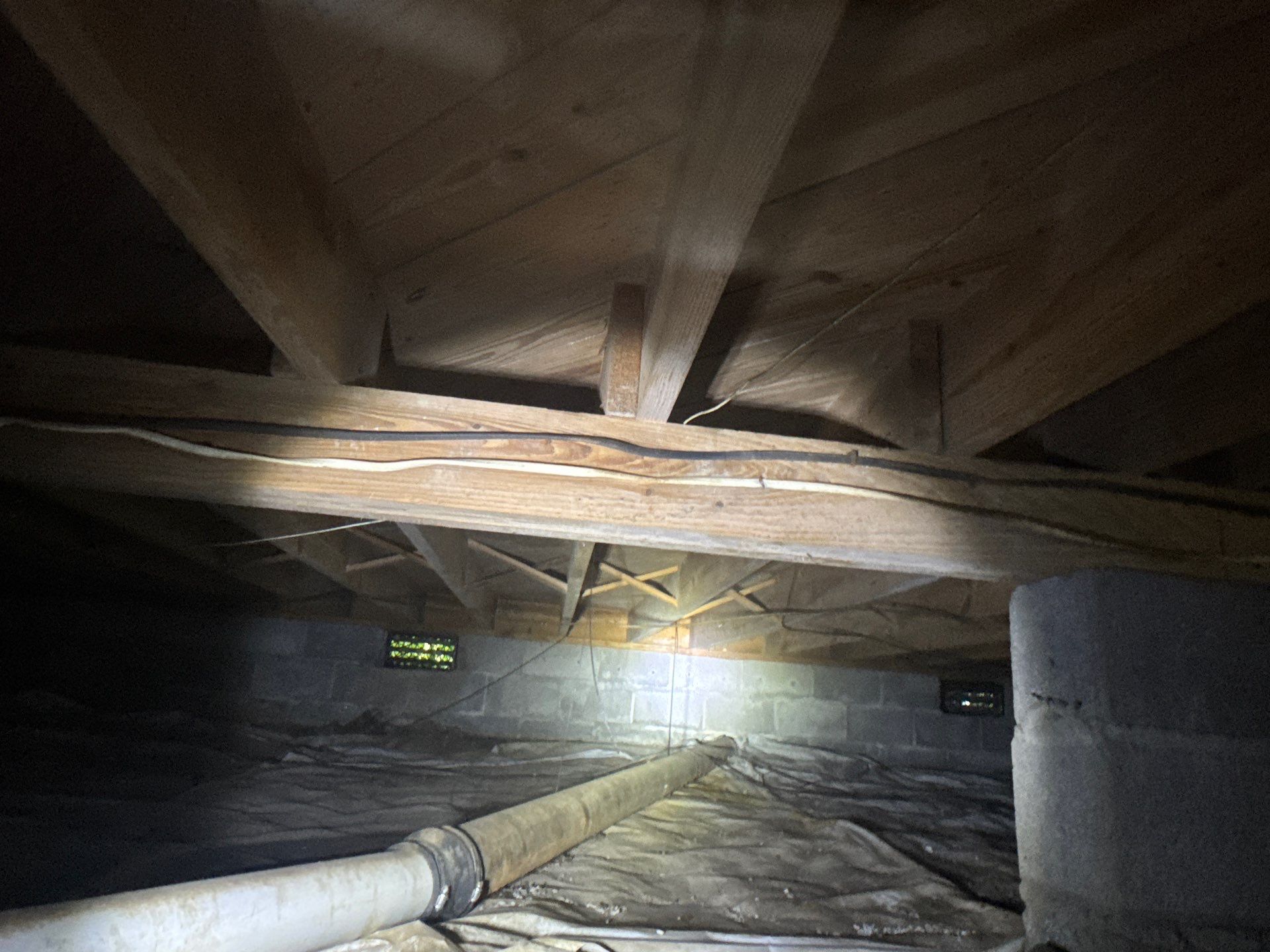 Project in Norfolk by Patriot Crawl Space Repairs