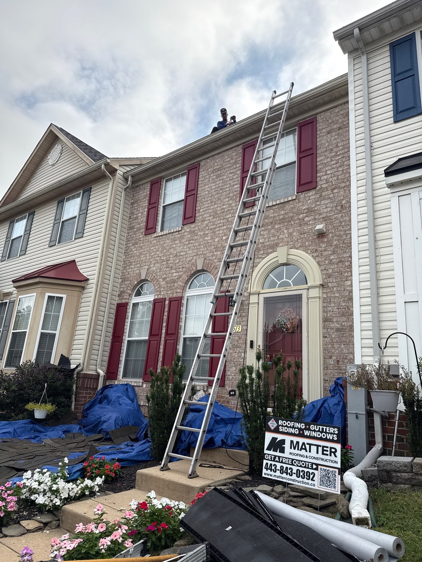 Residential Roofing Installation using GAF Timberline HDZ by Matter Roofing & Construction