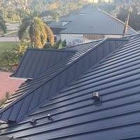 24ga 1.5" Snap-Lock Matte Black   by Total Roofing System The Metal Roof Experts