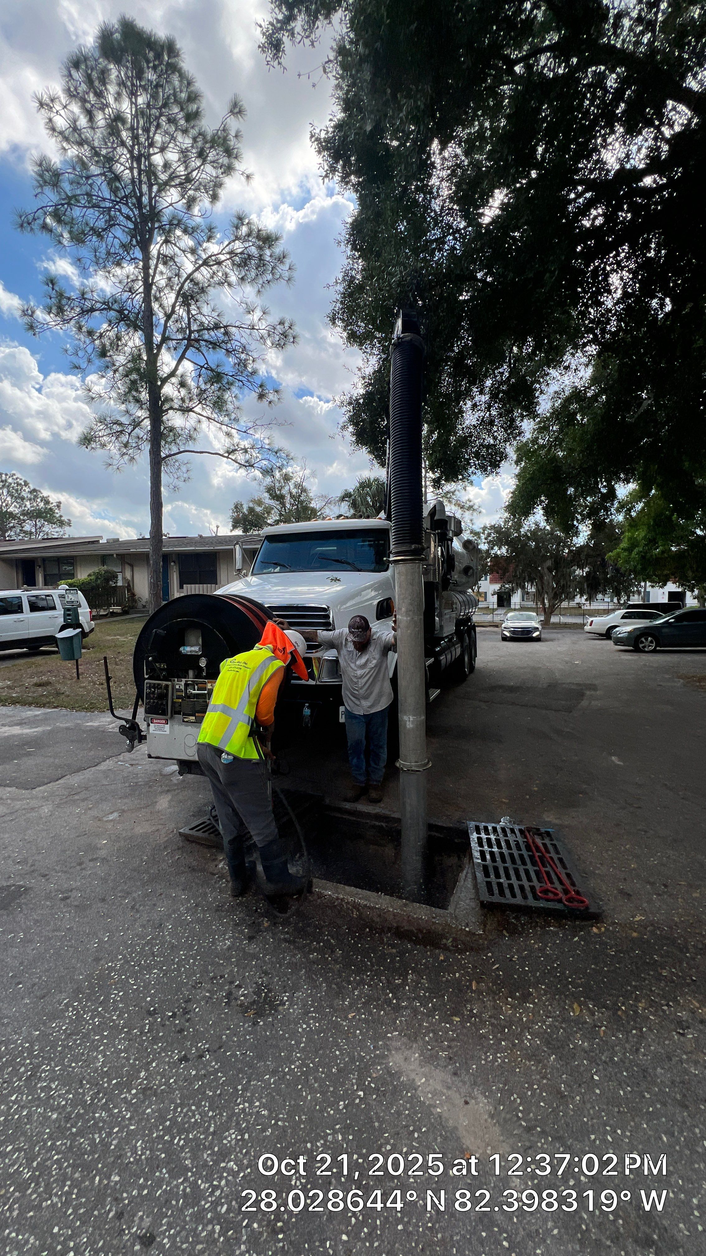 Apartment Complex Storm Water System Cleaning and Maintenance by APS Power & Water