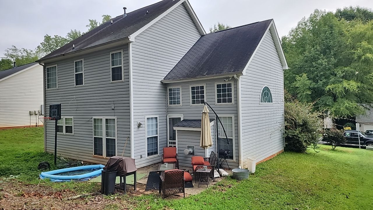 House Wash using cleaner by Power Wash Masters LLC