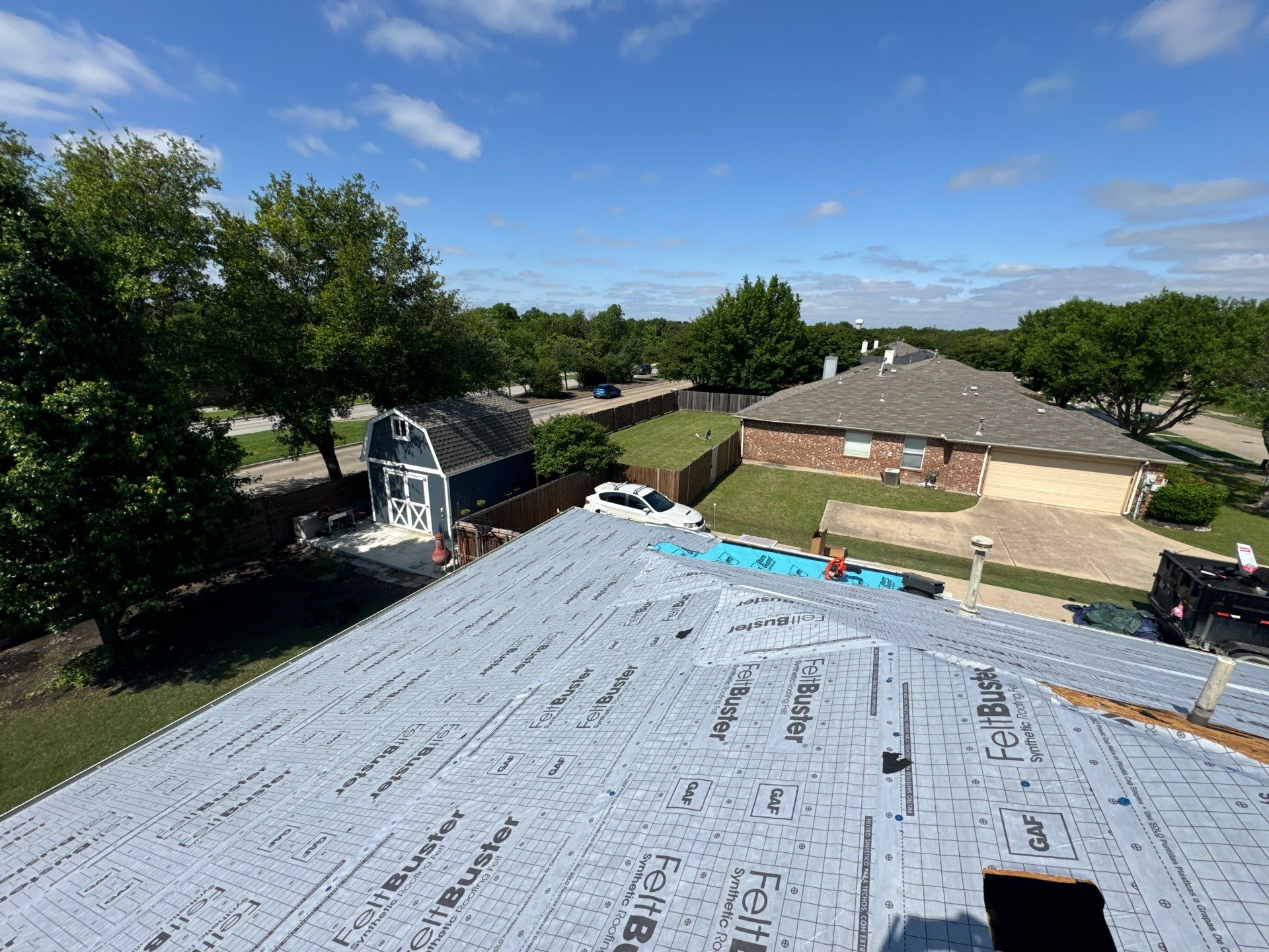 Project in Murphy by Zeus Exteriors