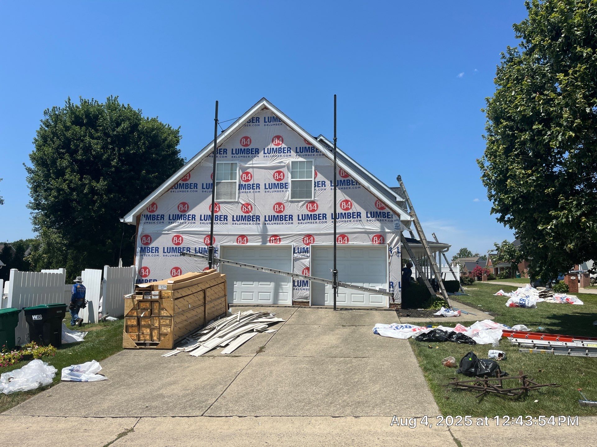 Siding Installation using Provia Siding by Fahey Roofing + Contracting