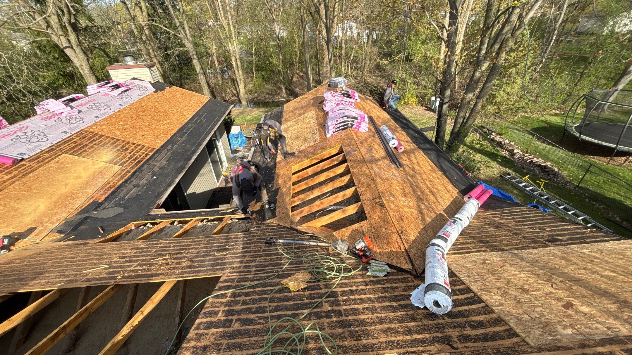 Roof Replacement using Owens Corning Driftwood by 180 Contractors