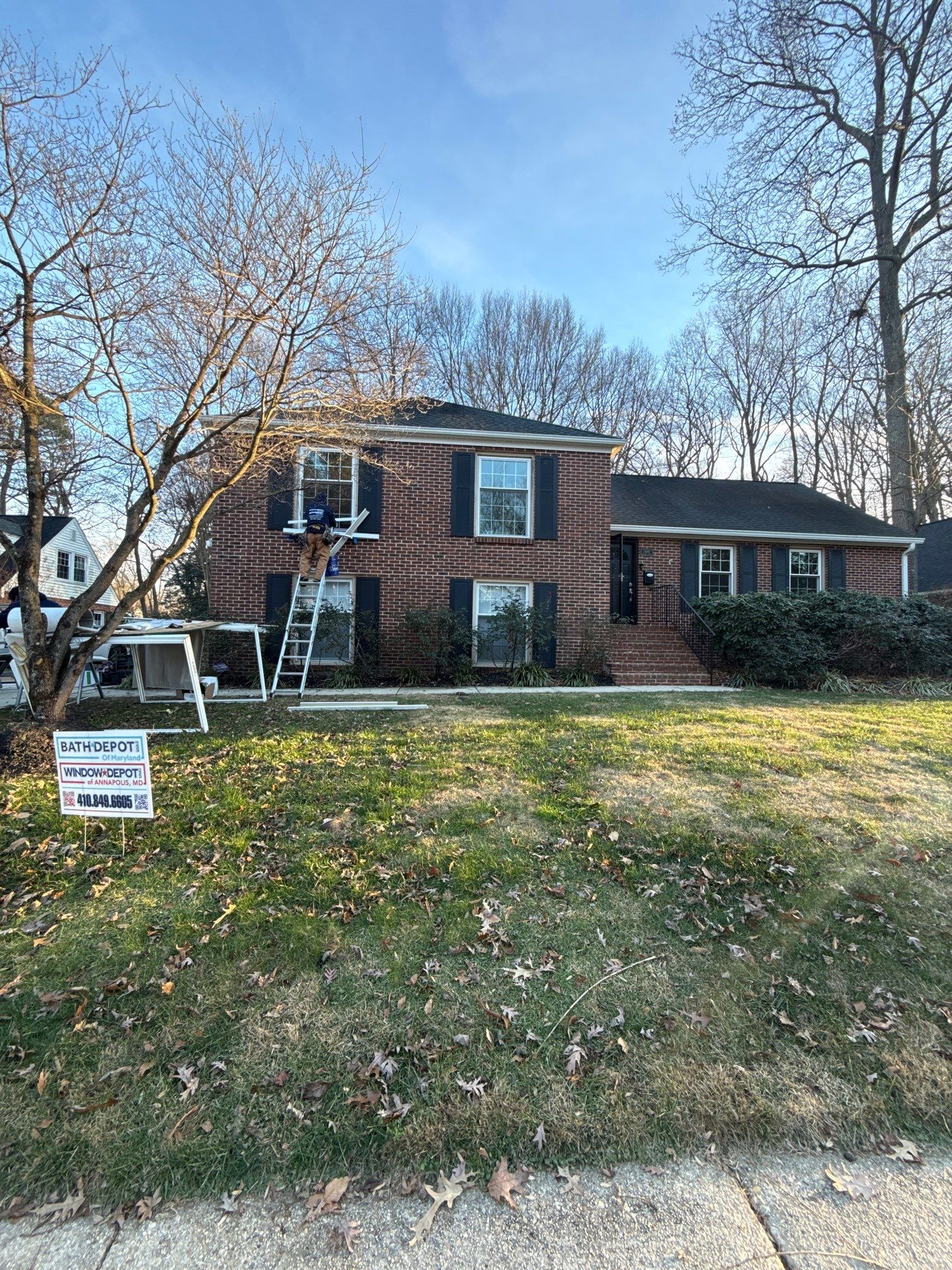 Vinyl window replacement by Window Depot of Annapolis