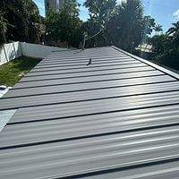 24ga 1" Nail-Strip Slate Gray by Total Roofing System The Metal Roof Experts