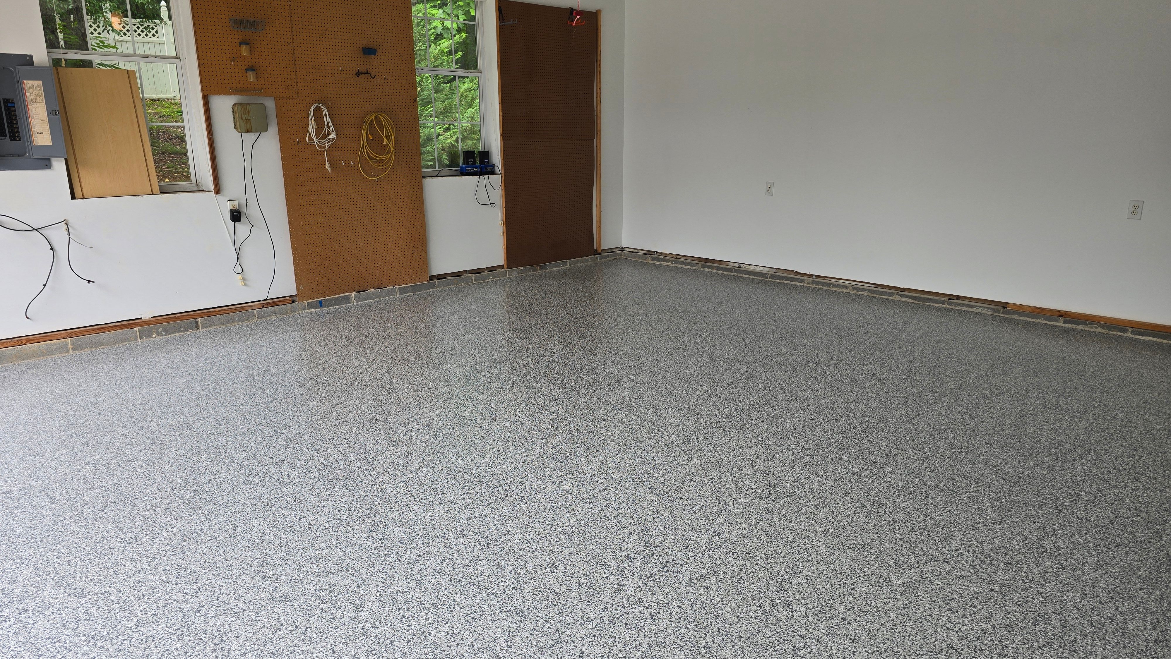 Garage using Gravel by Elite Floor Solutions