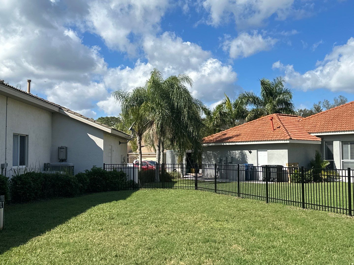 Aluminum Fence Installation using Black 3 Rail Aluminum Fence by Asap fence and gates, LLC