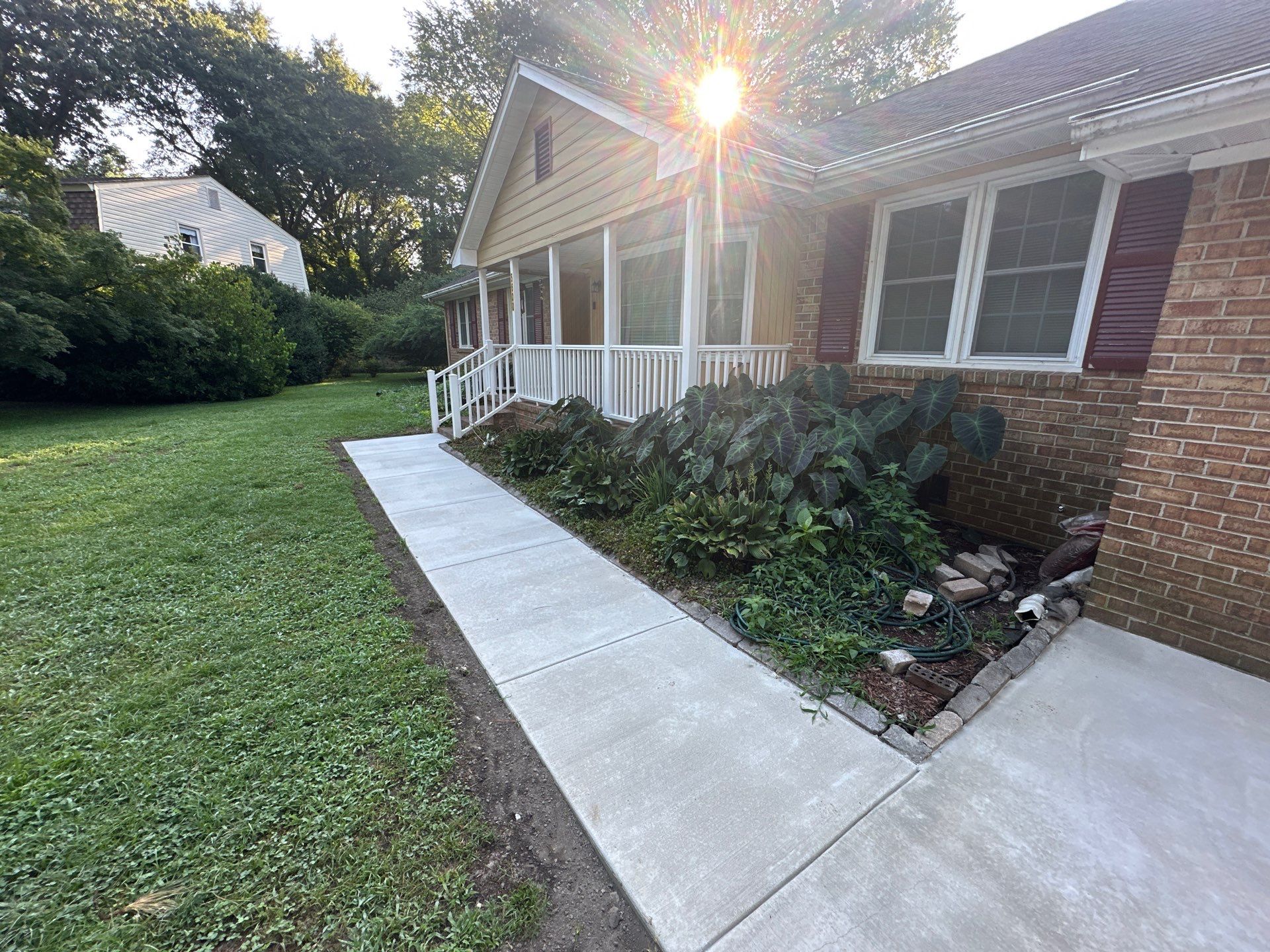 Project in Virginia Beach by Sam The Concrete Man Virginia Beach