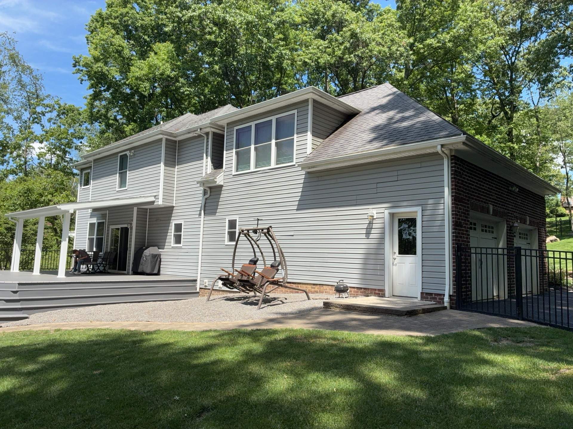 Full House Siding Renovation with English Wedgewood Vinyl in Gibsonia by Ideal Siding Pittsburgh