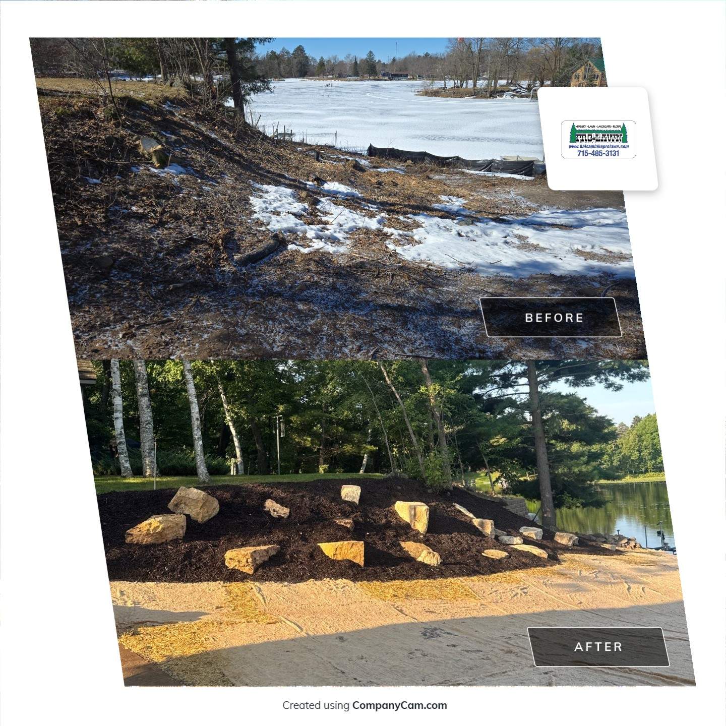 Limestone Outcroppings/ Steps / Stamped Concrete by Balsam Lake Pro Lawn