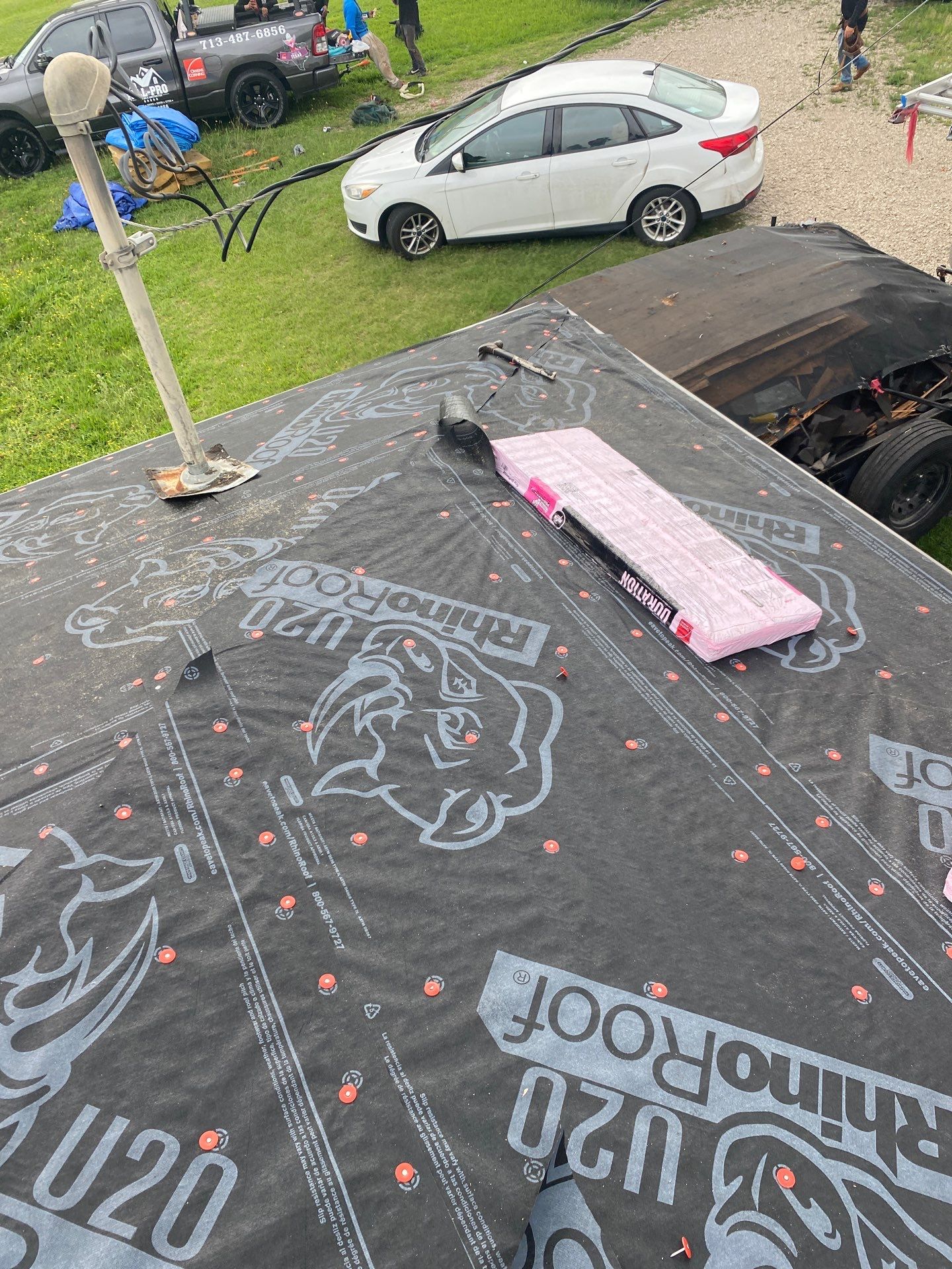 Residential Roofing Installation using Owen's Corning Duration (Lifetime) Shingles by Roof Repair Company