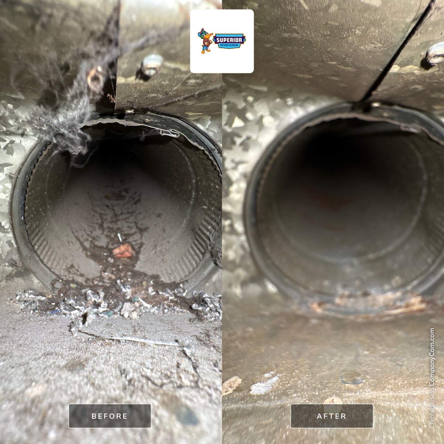 Air Duct Cleaning With a Vacuum Truck in Coraopolis, PA by Superior Air Duct Cleaning