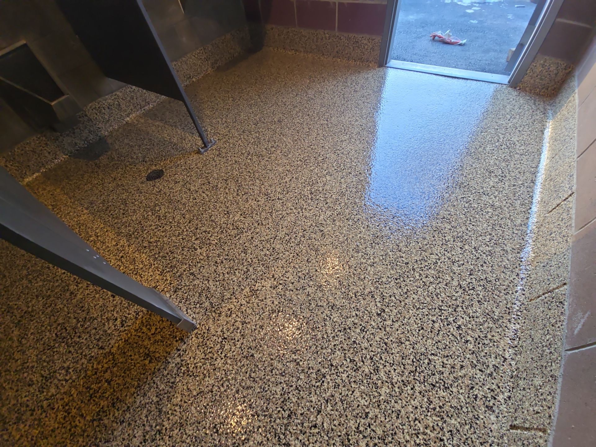 Bathroom Transformation  using Aztec Beige by Croc Coatings, LLC