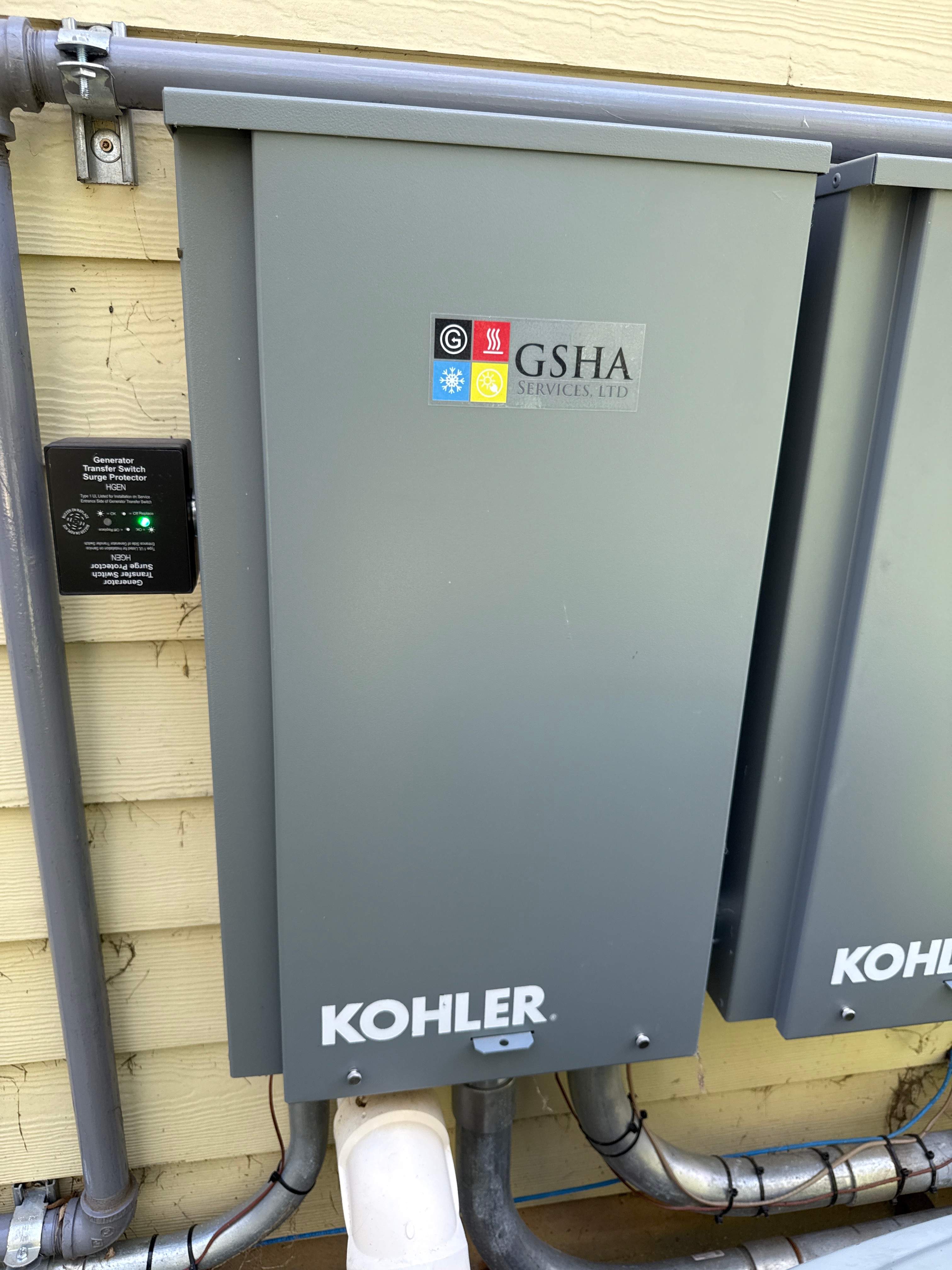 KOHLER Generator Installation by GSHA Services LTD